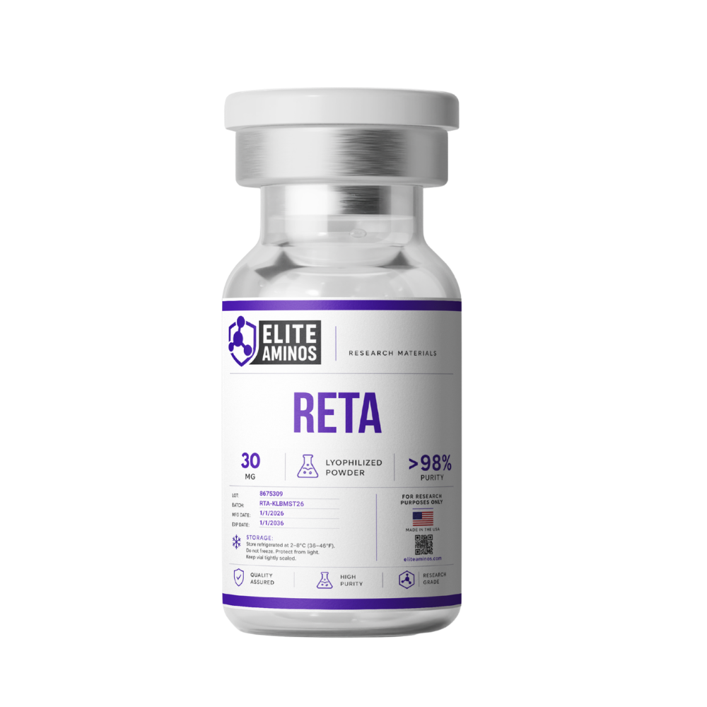 Reta 30mg lyophilized research peptide vial – Elite Aminos